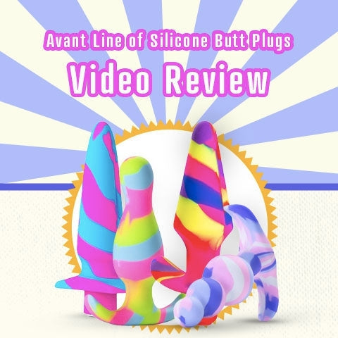 Avant Colorful Silicone Butt Plugs by Blush Video Review