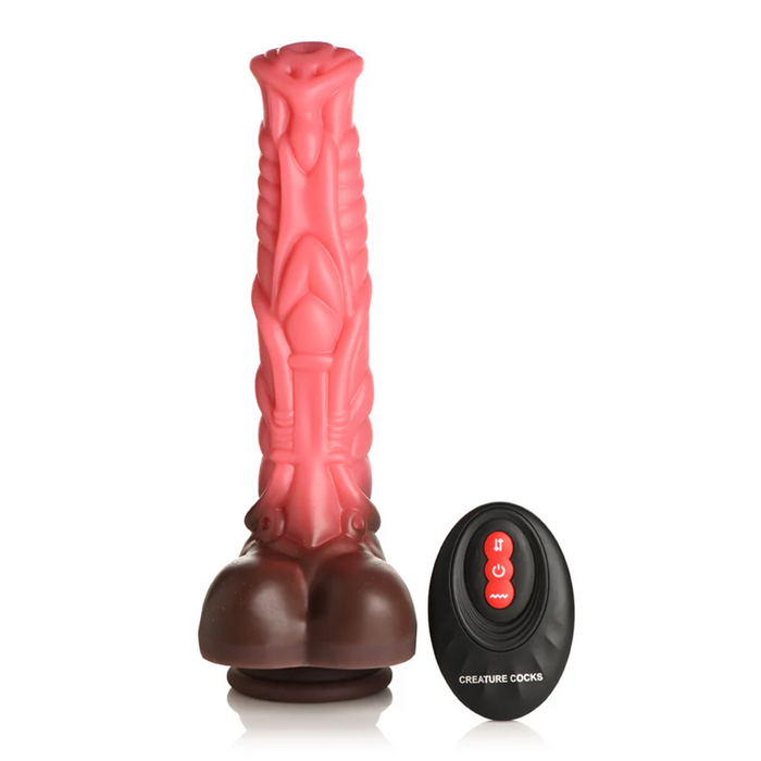 Deluxe Centaur 10 inch Vibrating & Thrusting  Silicone Fantasy Horse Dildo