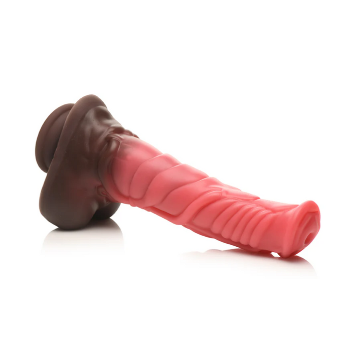 Deluxe Centaur 10 inch Vibrating & Thrusting  Silicone Fantasy Horse Dildo