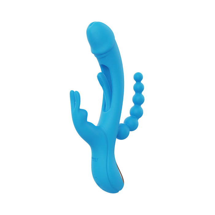 Trilux App-Controlled Kinky Finger Rabbit Vibrator with Anal Beads