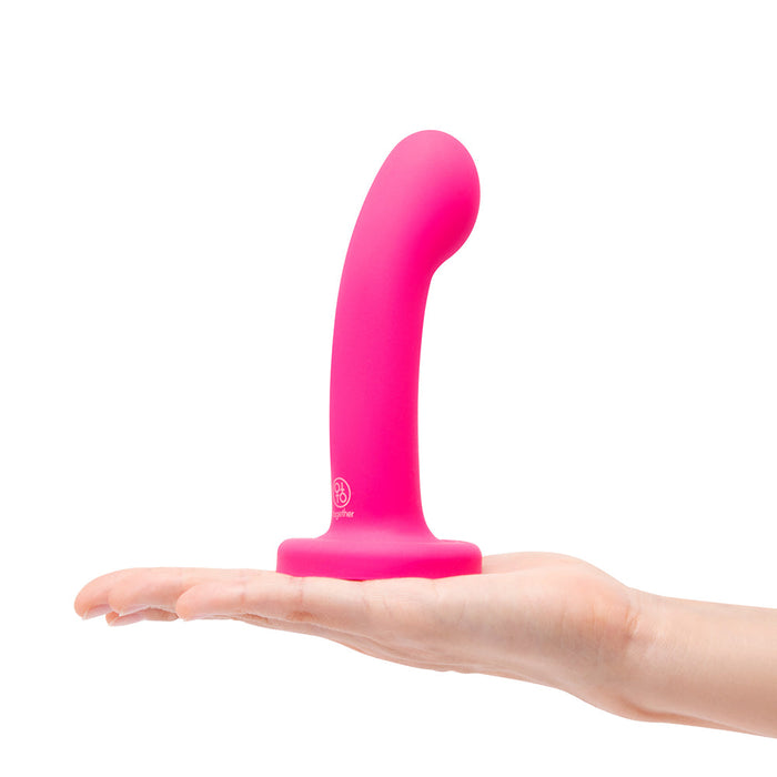 Pop Strap on Dildo & Harness Set in Pink Silicone - 5 inches