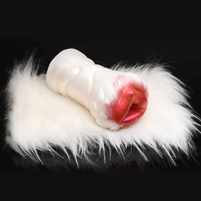 Snow She-Wolf Silicone Werewolf Masturbator by Creature Cocks