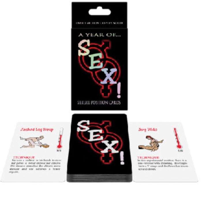 A Year of Sex Card Game Position Cards by Kheper Games