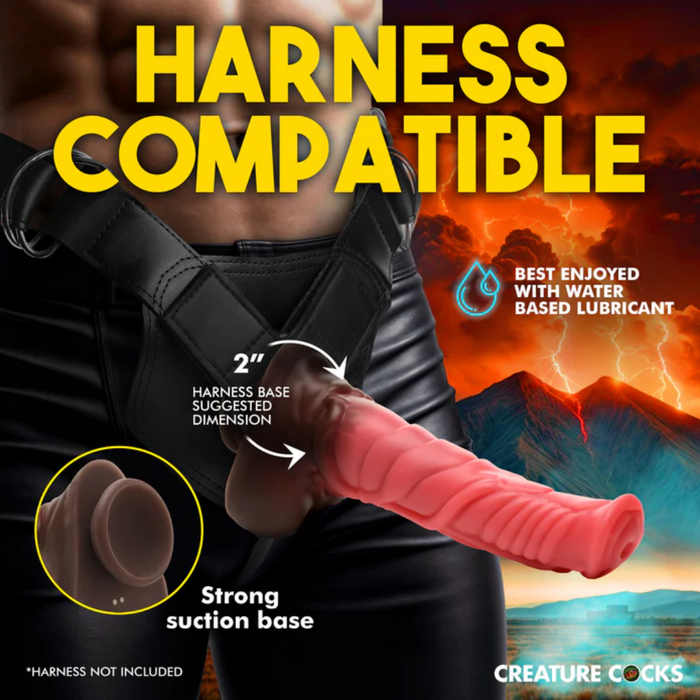 Deluxe Centaur 10 inch Vibrating & Thrusting  Silicone Fantasy Horse Dildo