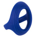 Admiral Blue Stretchy Silicone Cock and Ball Ring