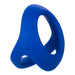 Admiral Blue Stretchy Silicone Cock and Ball Ring