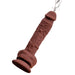 Big Shot Blaster 8 Inch Vibrating Squirting Silicone Dildo - Chocolate