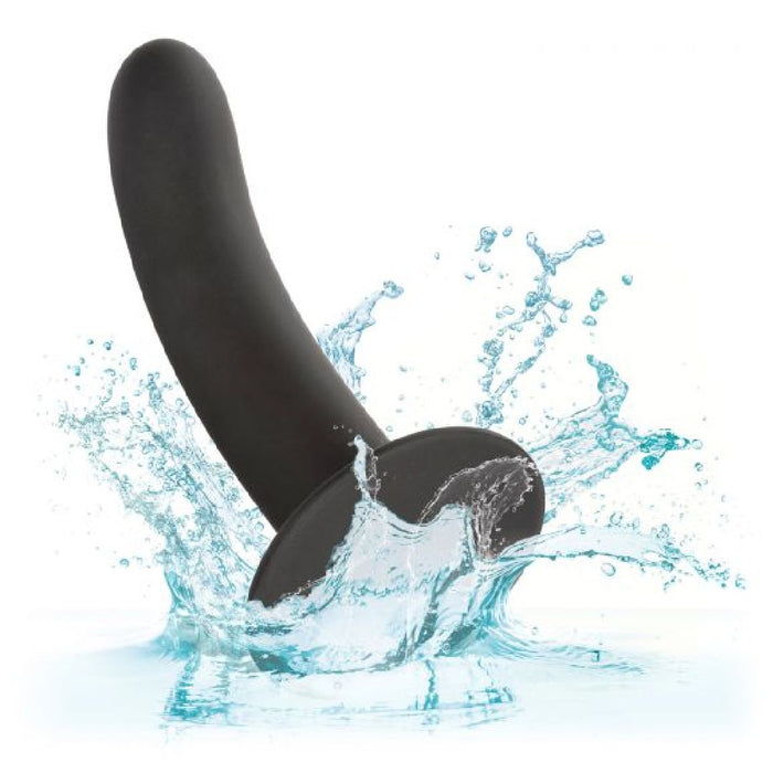 Boundless 7 Inch Smooth Black Silicone Dildo