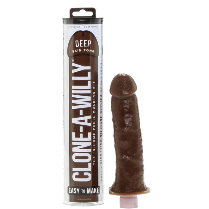 Clone A Willy Vibrating Silicone Penis Casting Kit - Deep Tone