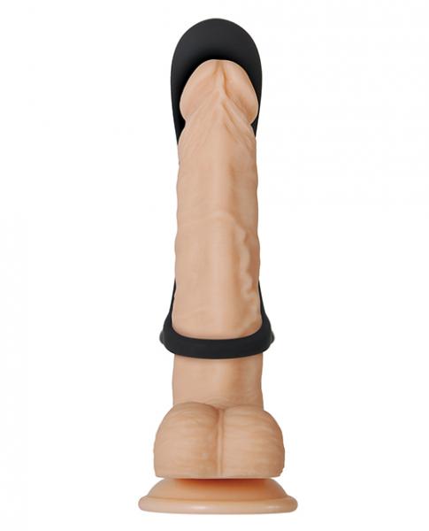 Cock Armor Vibrating Black Cock Ring and Penis Support