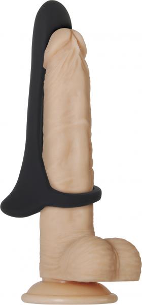 Cock Armor Vibrating Black Cock Ring and Penis Support