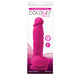 Colours Realistic Vibrating 6.5 Inch Silicone Dildo -Pink