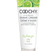 A tube of Coochy Oh So Smooth Shave Cream - Key Lime Pie by Classic Brands, for sensitive skin with key lime pie scent, featuring a moisturizing and conditioning complex for a rash-free shave, 7.2 oz