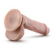 The Coverboy Ranger Rob 6 Inch Dildo - Vanilla by Blush is showcased on a plain white background. This beginner-friendly silicone toy features a suction cup base, flesh-toned color, and realistic texture to mimic the appearance of a natural penis.