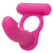 Double Diver Vibrating Pink Cock Ring for Double Penetration