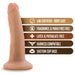 Dr. Skin 5.5 Inch Beginner Suction Cup Dildo - Vanilla