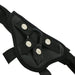 Ember Entry Level Adjustable Strap-on Harness - Black close up of the rings