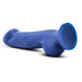 Ergo Silicone Suction Cup 7.5 Inch Dildo - Indigo