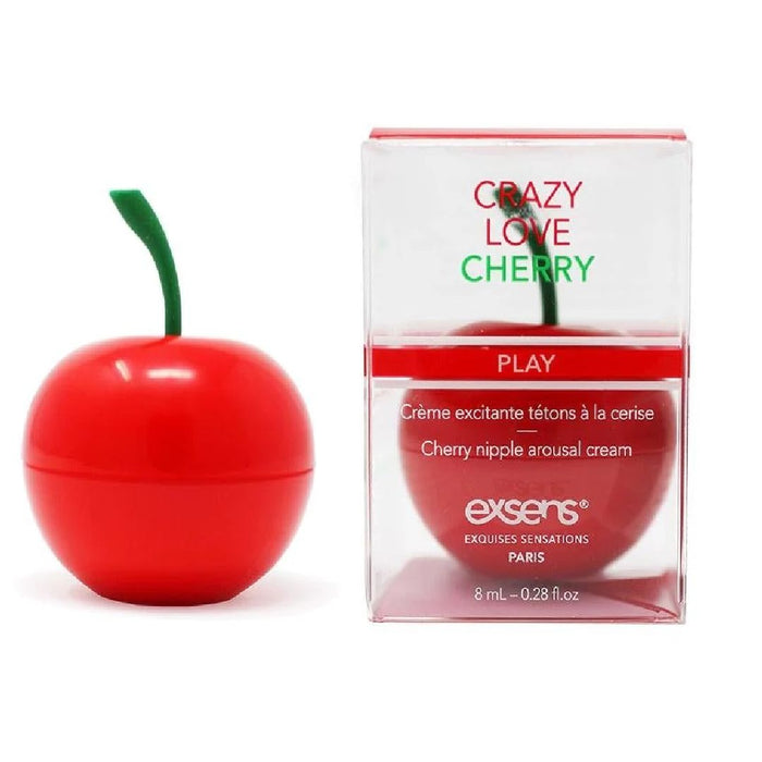 Exsens Crazy Love Flavored Nipple Arousal Cream - Cherry - 8ml