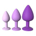 Pipedream Products Butt Plug Fantasy For Her Little Gems Silicone Anal Trainer Set