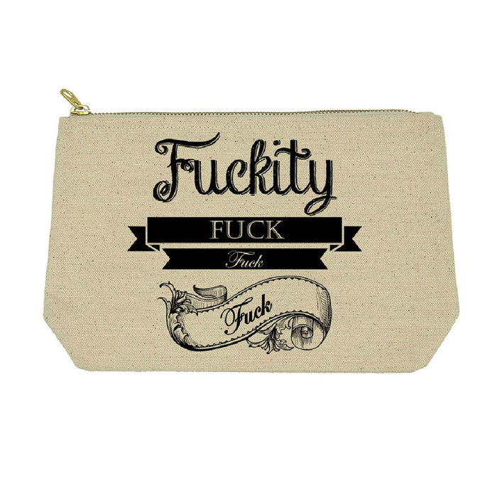 F*ckity F*ck Printed Zip Up Storage Bag