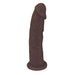 Fleshstixxx 6 Inch Bendable Silicone Dildo - Chocolate