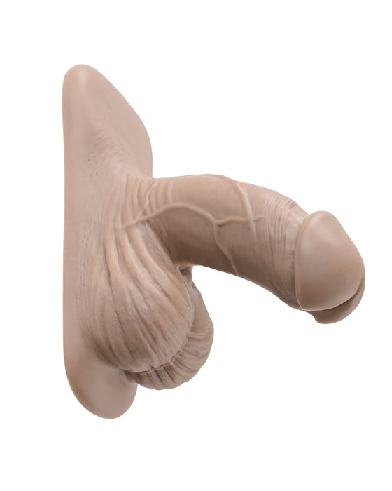 Gender X 4 Inch Ultra Realistic Silicone Packer with Wide Base - Vanilla