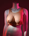 Gender X Wearable Silicone D Cup Breasts - Vanilla