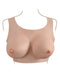 Gender X Wearable Silicone D Cup Breasts - Vanilla