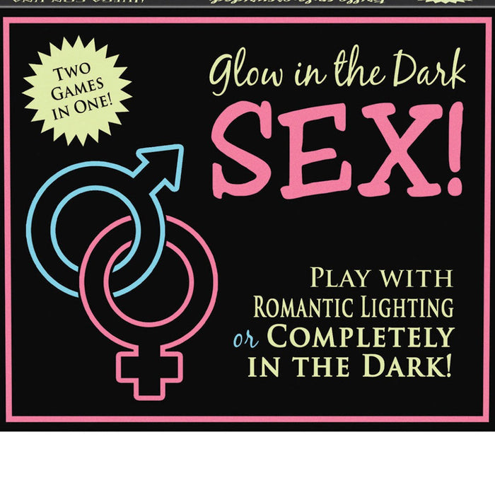 Glow In The Dark Sex Game by Kheper Games Close up of box