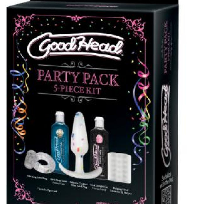 Goodhead 5Piece Party Pack by Doc Johnson  product box on white background 