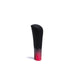 A sleek and modern Hot Octopuss Amo Powerful Silicone Bullet standing upright against a plain white background. The bullet features a gradient design with black at the top transitioning to metallic red at the bottom, reminiscent of the elegance found in premium silicone sex toys.