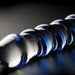 Icicles No. 5 Blue Spiral Glass 7 Inch Dildo