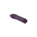 The Je Joue Powerful Internal or External Bullet - Purple is a sleek, dark purple vibrator featuring a smooth texture and tapered tip, crafted from premium silicone for a luxurious feel. Its minimalist design includes three buttons on the side and a larger button on the base for easy control. Ideal for g-spot stimulation, this elegant product by Je Joue is beautifully displayed against a white background.