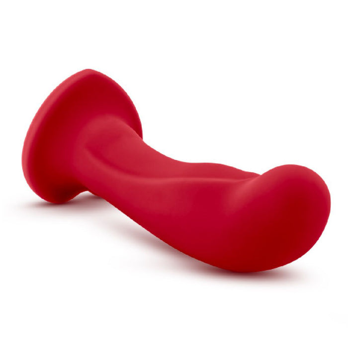 Jezebel Silicone 6 Inch G-Spot Dildo - Crimson Red