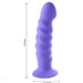 Kendall Firm Silicone 8 Inch Ribbed Dildo - Purple