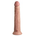 King Cock Elite 10" Silicone Dual Density Dildo - Vanilla