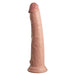 King Cock Elite 10" Silicone Dual Density Dildo - Vanilla