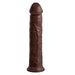 King Cock Elite 11" Silicone Dual Density Dildo - Chocolate