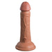 King Cock Elite 6" Silicone Dual Density Dildo - Caramel