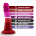 Lesbian Pride 5.5 Inch Silicone Suction Cup Dildo