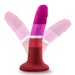 Lesbian Pride 5.5 Inch Silicone Suction Cup Dildo