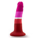 Lesbian Pride 5.5 Inch Silicone Suction Cup Dildo