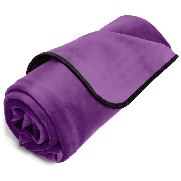 Liberator Fascinator Throw Velvety Purple Waterproof Sex Blanket 