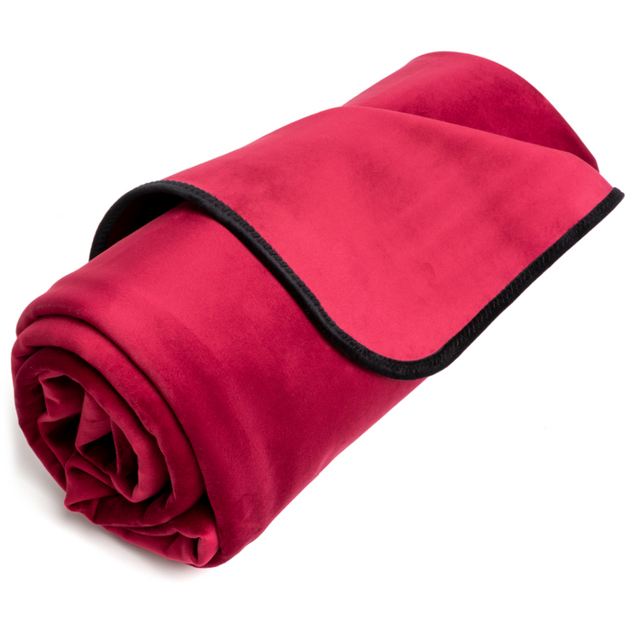 Liberator Fascinator Throw Velvety Red Waterproof Sex Blanket