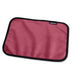 Liberator Fascinator Toy Pad Mini Waterproof Sex Blanket - Merlot on an angle 