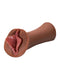 Pipedream Products Masturbator Luscious Lips Wet Pussy Self Lubricating Masturbator - Chocolate