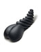 Luvgrind Soft Silicone Stroker, Grinder and Dildo Base - Black stimulation cushion.