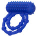 Maximus 10 Bead Vibrating Beginner Cock Ring for Couples - Blue