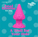 A product display for the "Naughty Bits Girthy Pink Gnome Butt Plug" features a pink silicone probe shaped like a gnome with a pointed hat. The background is teal with light blue polka dots, showcasing the text "A Troll for Your Hole," and branding by CalExotics. Perfect for fulfilling playtime!